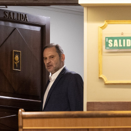 José Luis Ábalos, durante la última sesión plenaria de la legislatura.