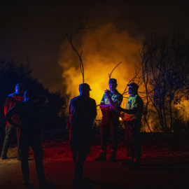 Incendio en Vilardevós el 3 de agosto de 2025.