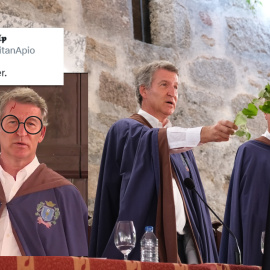 Alberto Núñez Feijóo y los memes sobre su atuendo.