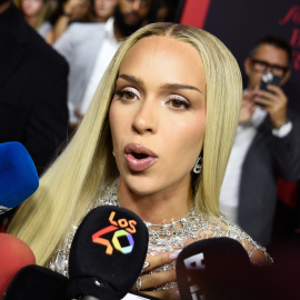 La cantante Bad Gyal atiende a los medios de comunicación en una imagen de archivo.