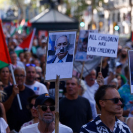 La marxa d'aquest dissabte a Barcelona en suport a Palestina i en contra el genocidi de Gaza.