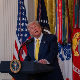 Donald Trump en Washington (EEUU), a 7 de agosto de 2025.