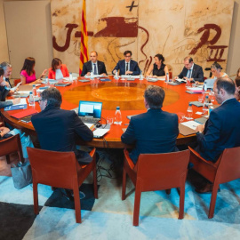 Reunió del Consell Executiu en una imatge d'arxiu