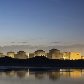 Vista de la central nuclear de Gravelines, en la costa norte de Francia.