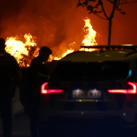 Incendio declarado en la tarde de este pasado lunes en la localidad madrileña de Tres Cantos.