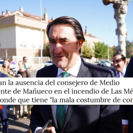 El consejero de Medio Ambiente de Castilla y León, Juan Carlos Suárez-Quiñones.