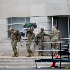Miembros de la Guardia Nacional de Estados Unidos.
