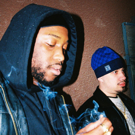 Los raperos Ergo Pro (izq.) e Ill Pekeño.