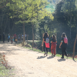 Gent caminant per Viladrau