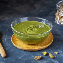 Foto de crema de pistacho.