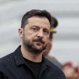 Volodímir Zelenski en Viena, durante su viaje a Austria, a 16 de junio de 2025.