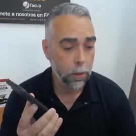 El secretario general de Facua, Rubén Sánchez.