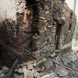 Imagen del pueblo de Lusio, en el municipio berciano de Oencia, en León.