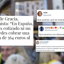 Afirmación del economista Rubén de Gracia sobre las pensiones no contributivas.