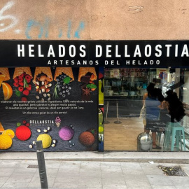 La gelateria Dellaostia, al barri de la Vila de Gràcia.