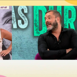 El periodista Javier Cid durante el programa 'Yas Verano', del que era colaborador