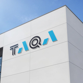 El logo de la empresa energética abudabí TAQA.