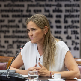 La ministra Sara Aagesen comparece ante la comisión de Transición Ecológica.