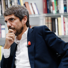 El ministro de Cultura, Ernest Urtasun, durante una entrevista para Europa Press.