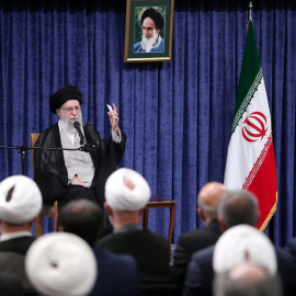 Foto de archivo del líder ayatolá en Teherán.