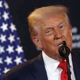 Donald J Trump durante un evento en Washington DC.