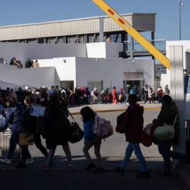 Imagen de la frontera entre México y Estados Unidos.