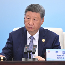 Tianjin (China), 01/09/2025.- El presidente chino, Xi Jinping, asiste a una sesión plenaria de la cumbre del Consejo de Jefes de Estado de la Organización de Cooperación de Shanghái (OCS) en Tianjin, China.