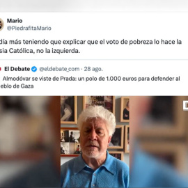 Críticas a un tuit en la web 'El Debate'