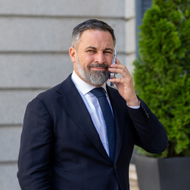 El líder de Vox, Santiago Abascal, en una foto de archivo.