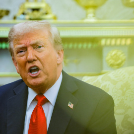 El presidente de EEUU, Donald Trump, en la Casa Blanca.