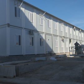 Barracones para el CEIP Carme Miquel de El Raval de Algemesí a menos de una semana para el inicio del curso