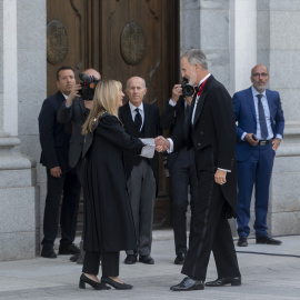 El Rey Felipe VI preside el acto de Apertura del Año Judicial 2025/2026, en el Palacio de Justicia, sede del Tribunal Supremo, ?a 5 de septiembre de 2025, en Madrid (España). Durante el acto se han presentado las memorias del Consejo General del Poder Judicial y del Tribunal Supremo, y de la fiscalía general del Estado, detallando el estado, funcionamiento y actividades del Poder Judicial y la criminalidad del año anterior.Alberto Ortega / Europa Press05/9/2025