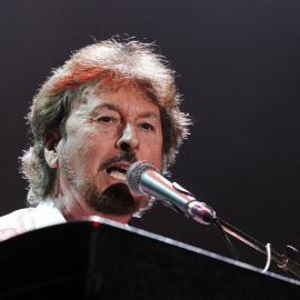 El músico Rick Davies durante un concierto.