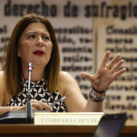 Leire Díez, en la comisión del 'caso Koldo' del Senado.