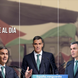 Fotomontaje del presidente del Gobierno, Pedro Sánchez.