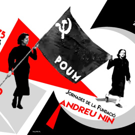 Cartell de les jornades dels 90 anys del POUM.