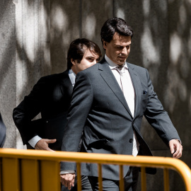 Imagen de archivo del novio de la presidenta de la Comunidad de Madrid, Alberto González Amador, tras comparecer ante el Tribunal Supremo.