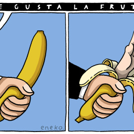 ¡Ay, esos amantes de la fruta!