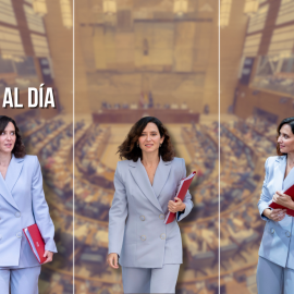 Fotomontaje con imágenes de Isabel Díaz Ayuso.