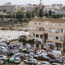 Efectos del paso de la DANA en València.