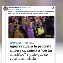 Críticas a las derechas en las redes sociales.