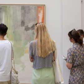 Visitants de la Barcelona Gallery Weekend, en una imatge d'arxiu