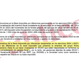 La nota de las cuentas de Unipublic depositadas en el Registro Mercantil donde se explican las inversiones en paraísos fiscales de su matriz francesa, ASO.Público