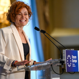 La secretària general d'ERC, Elisenda Alamany, al Fòrum Europa Tribuna Catalunya.