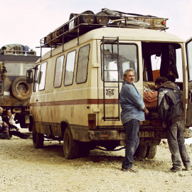 Un moment de la coproducció catalana 'Sirât', protagonitzada per Sergi López
