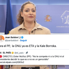 La portavoz del PP en el Congreso, Ester Muñoz.