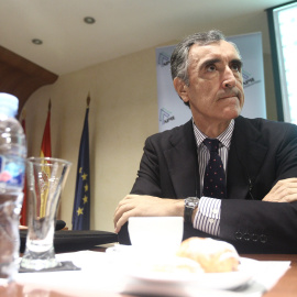 Foto de archivo de José María Castellanos, entonces presidente de Novagalicia Banco, en octubre de 2012.