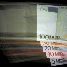 Billetes de euro.