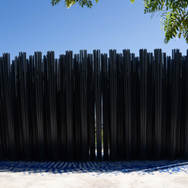 L'obra 'Bosc d'empremtes' del Camp de la Bota de Sant Adrià de Besòs