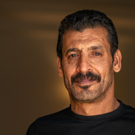 El actor y director teatral palestino Nabil Al-Raee.